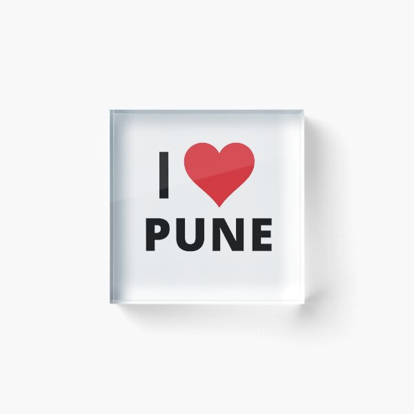 Item preview, I Love Pune (light) designed and sold by mugify.