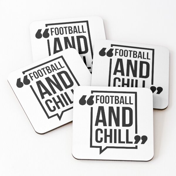 Item preview, FOOTBALL AND CHILL - Superbowl designed and sold by ellis-vinyasa.