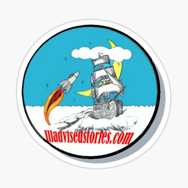 ill-advised-stories-logo-sticker-for-sale-by-peteod-redbubble