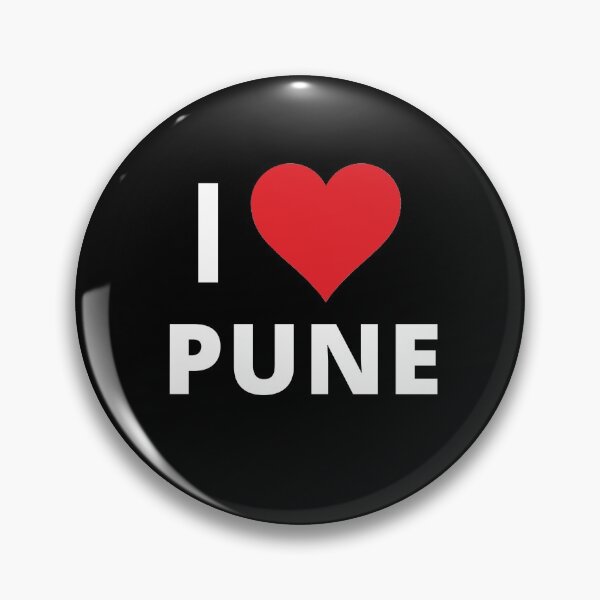 Item preview, I Love Pune (dark) designed and sold by mugify.