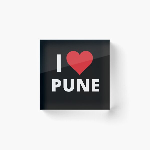Item preview, I Love Pune (dark) designed and sold by mugify.