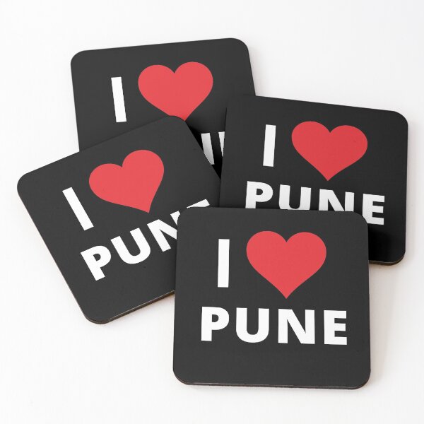 Item preview, I Love Pune (dark) designed and sold by mugify.
