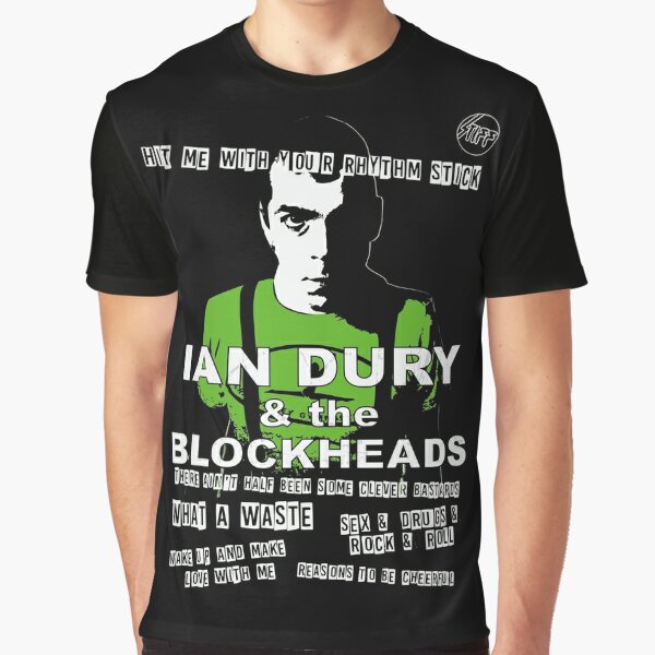 Ian Dury Blockheads T Shirt For Sale By Originaldp Redbubble Ian Graphic T Shirts 2317