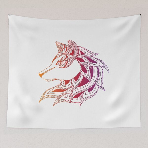 Item preview, Colorful wolf Art designed and sold by salman4747.