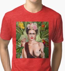 Frida con amigos Tri-blend T-Shirt