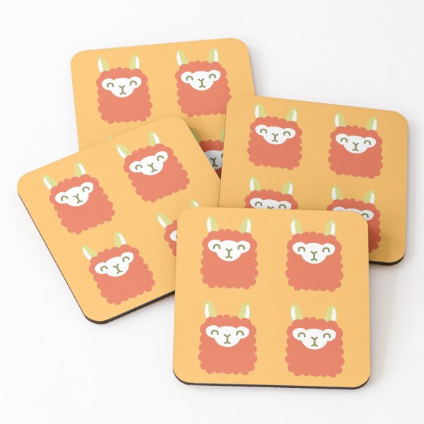Item preview, Cute Orange Llama designed and sold by BrokenUnicorn.