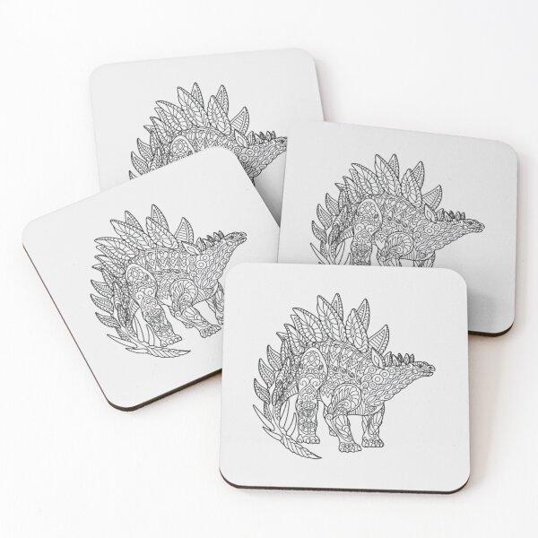Item preview, Stegosaurus Dinosaur Relaxing Design designed and sold by COLEY-CREATIONS.