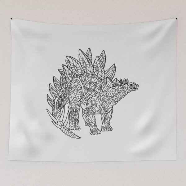 Item preview, Stegosaurus Dinosaur Relaxing Design designed and sold by COLEY-CREATIONS.