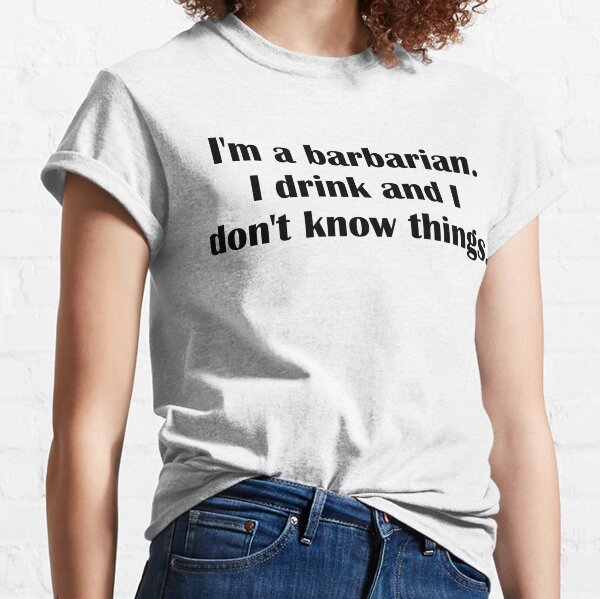 D&D Barbarian Classic T-Shirt
