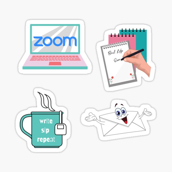 Letter writing sticker pack Sticker