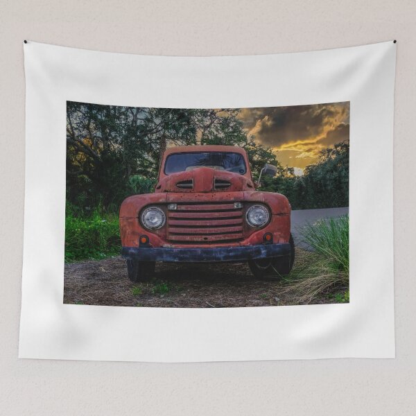 Item preview, Old Red Truck at Sunset designed and sold by dbvirago.