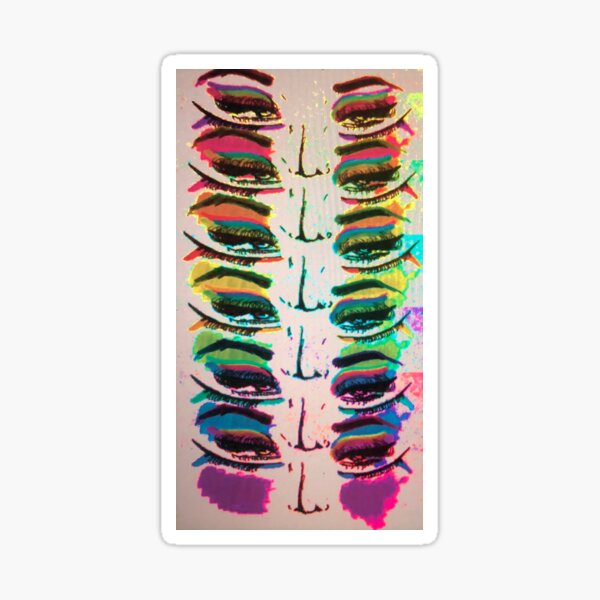 Rainbow Eyes Sticker