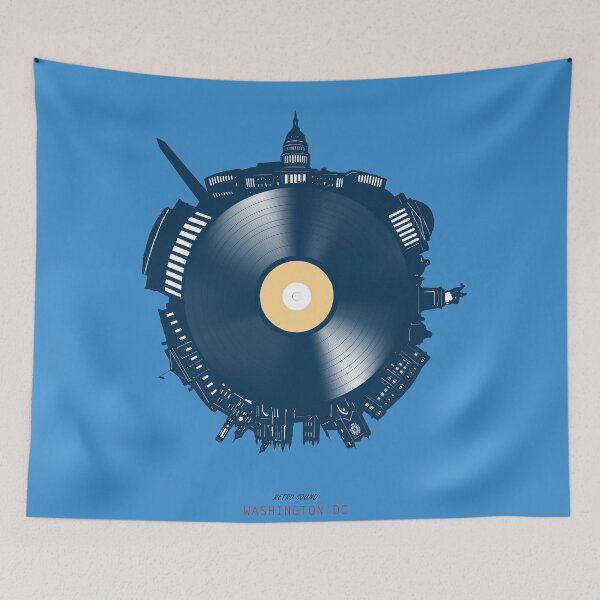 Item preview, washington dc skyline vinyl designed and sold by BekimART2.
