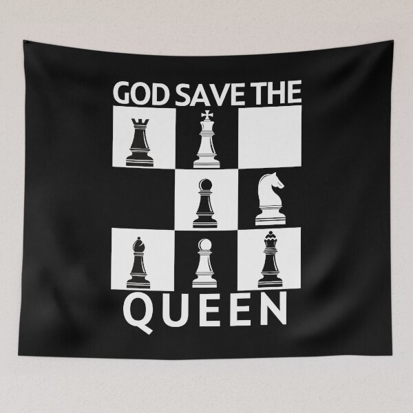 Item preview, God Save the Queen - Queen's Gambit Chess Shirt designed and sold by Adonalyn.