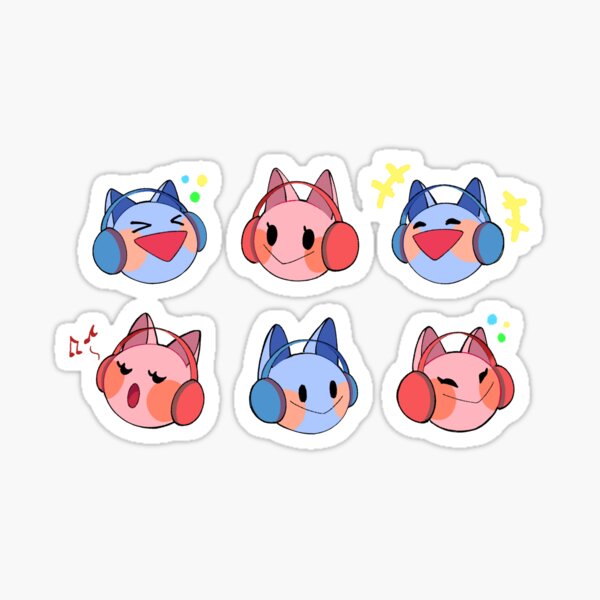 "Yakuza Karaoke Mascotte Cats" Sticker by Roulette Redbubble