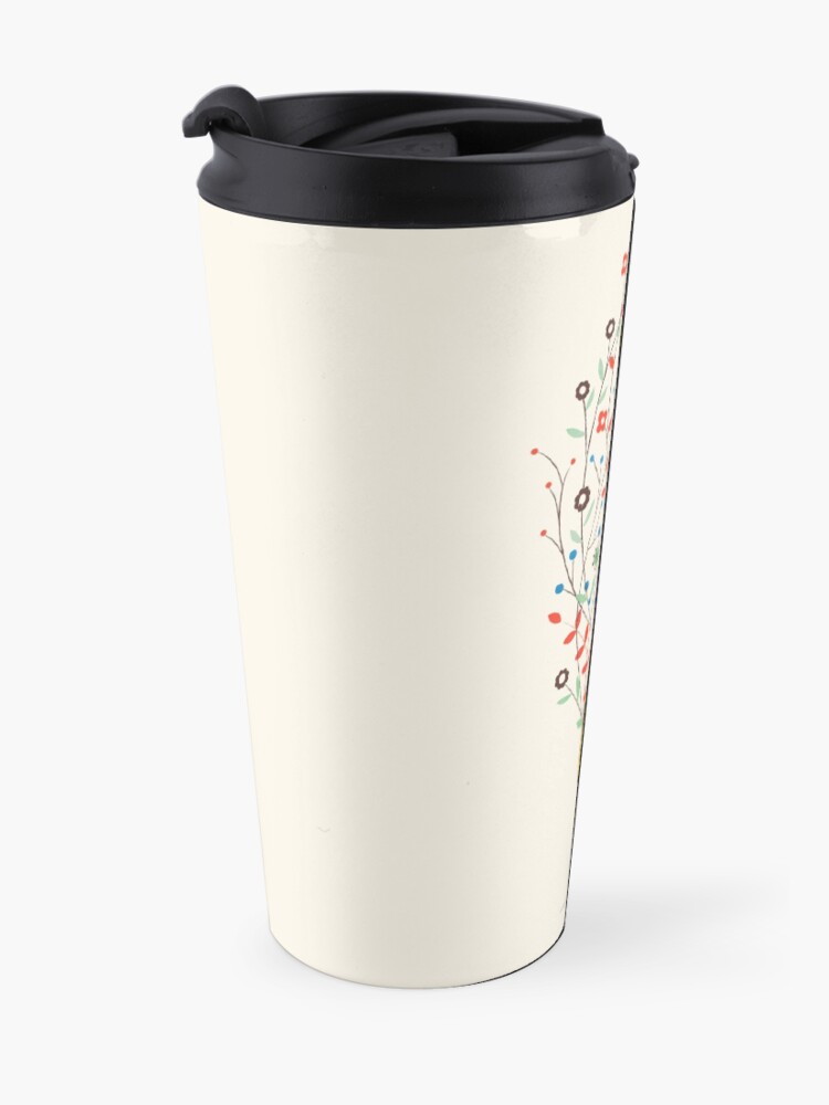 Alternate view of I Brought You These Flowers Travel Coffee Mug
