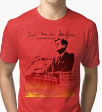 Ich bin ein Berliner, Berlin Wall, T-shirt Tri-blend T-Shirt