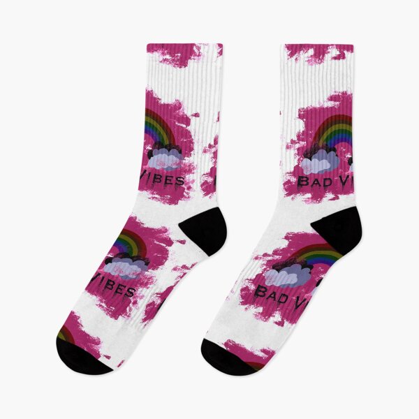 Item preview, Distressed Bad Vibes Dark Rainbow designed and sold by Cute Designs Shop.