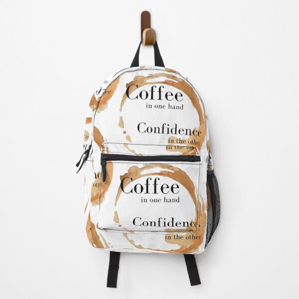Item preview, Coffee in one Hand, Confidence in the other - Sticker Packs, Notebook, Coffee Mug, designed and sold by GionaSophia.