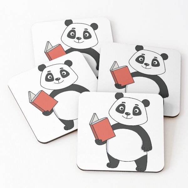 Item preview, Reading Panda - Panda reading a book - Book lovers gift designed and sold by Hapoel.