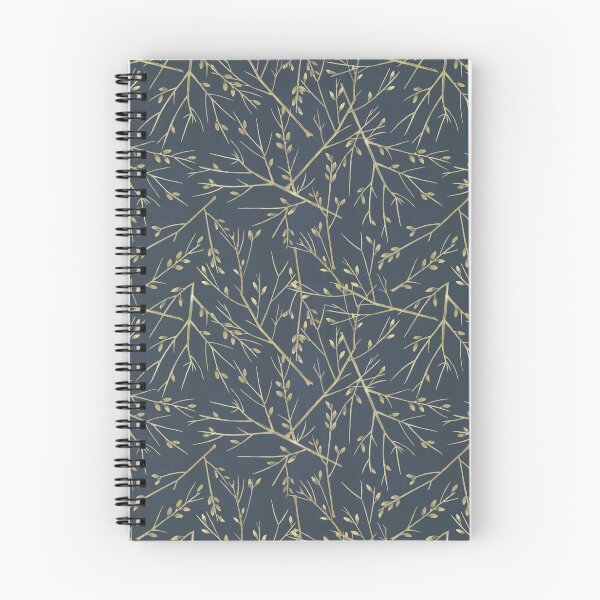 Item preview, Blue Branches & Leaves Pattern designed and sold by ForFunDesigns.