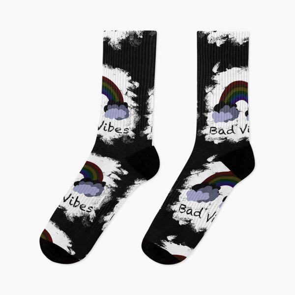 Item preview, Distressed Bad Vibes Dark Rainbow designed and sold by Cute Designs Shop.