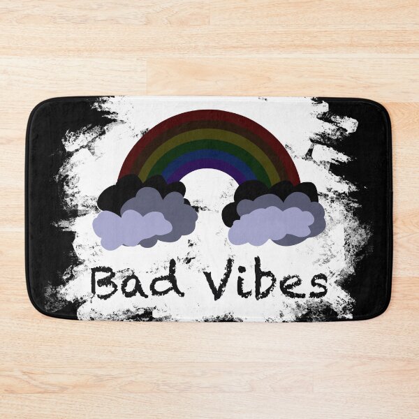 Item preview, Distressed Bad Vibes Dark Rainbow designed and sold by Cute Designs Shop.