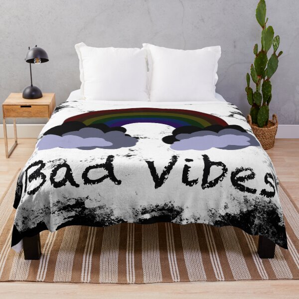 Item preview, Distressed Bad Vibes Dark Rainbow designed and sold by Cute Designs Shop.