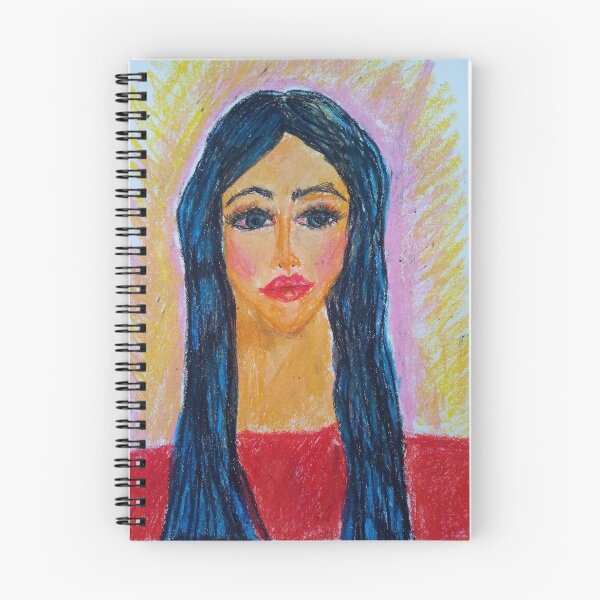 Item preview, BLUE HAIR LADY, A PORTRAIT  designed and sold by IvanaKada.