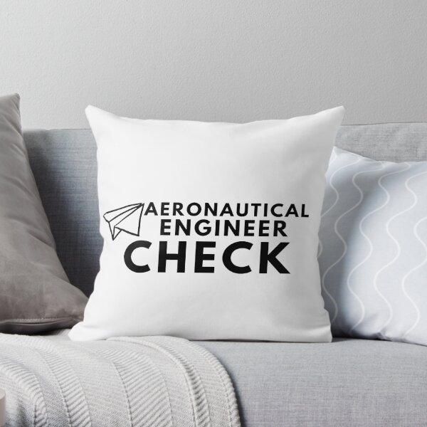 aeronautical engineer Throw Pillow