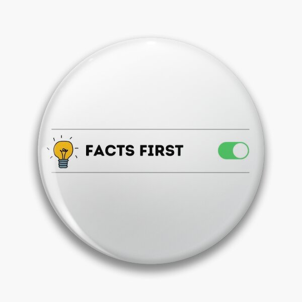 Item preview, Facts First designed and sold by Bend-The-Trendd.