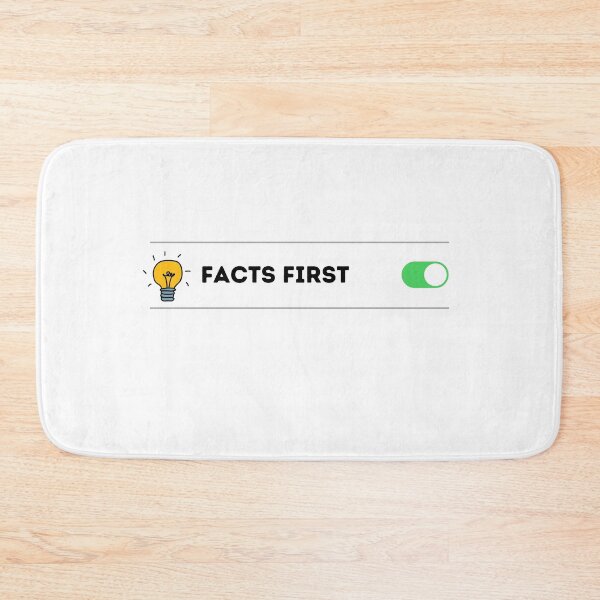Item preview, Facts First designed and sold by Bend-The-Trendd.