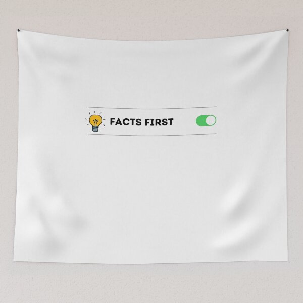 Item preview, Facts First designed and sold by Bend-The-Trendd.