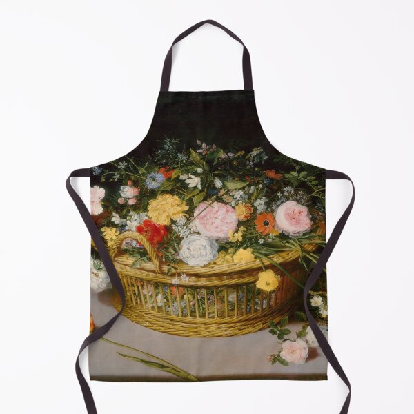 Artikelvorschau, Blumen in einem Korb und einer Vase von Jan Brueghel dem Älteren, Flämisch, 1615 entworfen und verkauft von Shapes-Mania.
