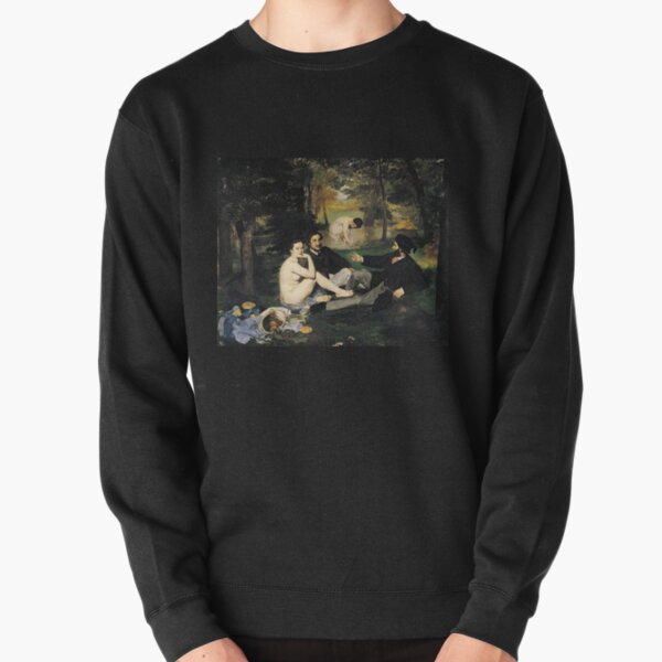 Edouard Manet Luncheon on the Grass Pullover Sweatshirt