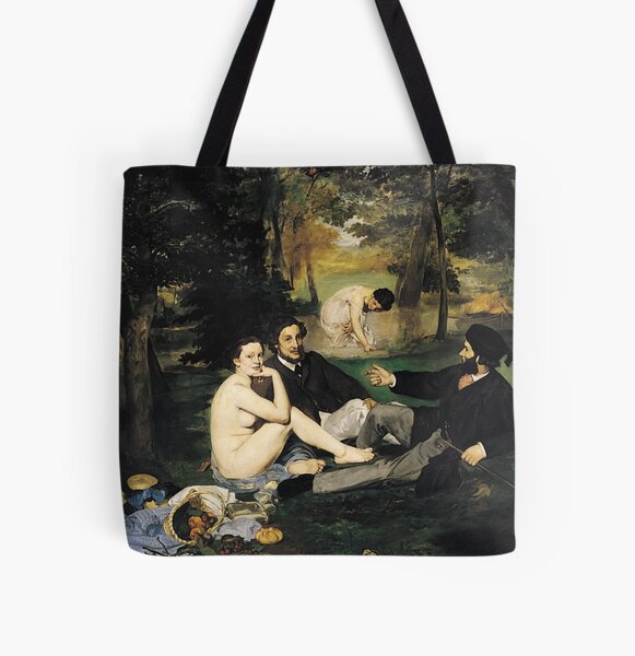 Edouard Manet Luncheon on the Grass All Over Print Tote Bag