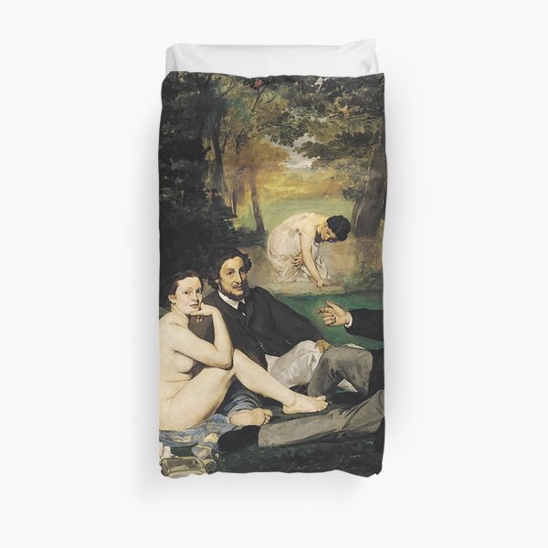 Edouard Manet Luncheon on the Grass Duvet Cover