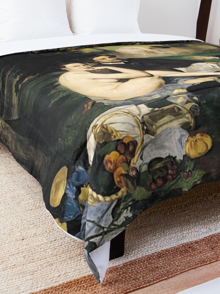 Alternate view of Edouard Manet Luncheon on the Grass Comforter