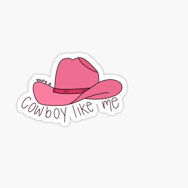 cowboy like me Sticker