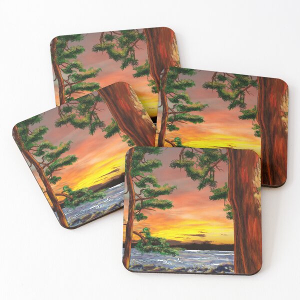 Item preview, "Sunset Lakeshore"  designed and sold by ravenblackwuulf.