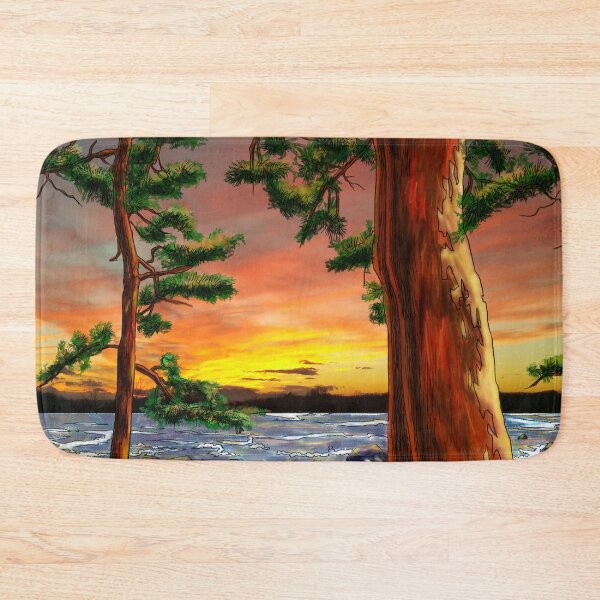 Item preview, "Sunset Lakeshore"  designed and sold by ravenblackwuulf.