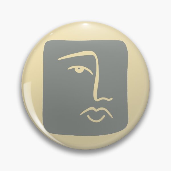 Item preview, Square Minimalist Face Design designed and sold by hollyferguson.