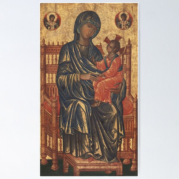 Item preview, Saint Mary: Madonna with Child in the Italo-Byzantine style. designed and sold by The Great  Art.