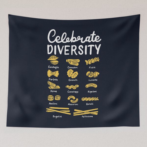 Item preview, Pasta Variety Celebrate Diversity designed and sold by Bricke.