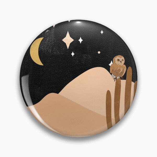 Item preview, little desert owl at night designed and sold by TheWaterBirds.
