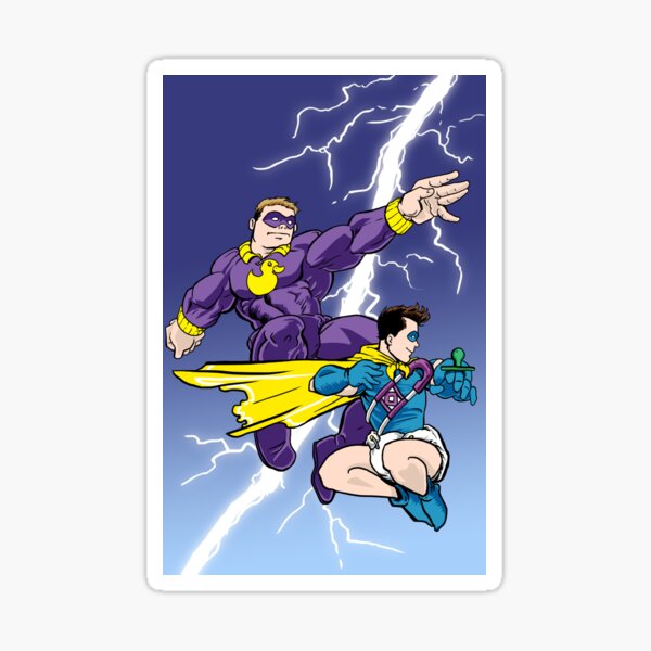 Diaperman - The Damp Knight Returns Sticker
