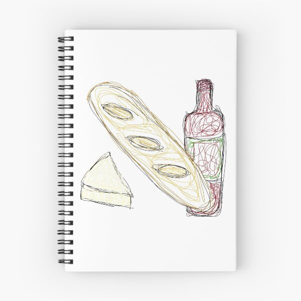 Item preview, Baguette, Wine, and Cheese designed and sold by McSquiggle.