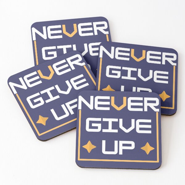Item preview, Never give up designed and sold by LibicoStore.