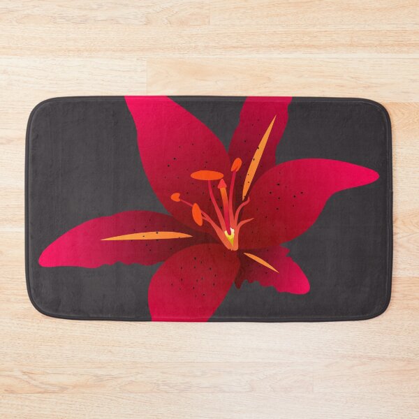 Item preview, Illustration of a lily's red blossom designed and sold by Radibor78.