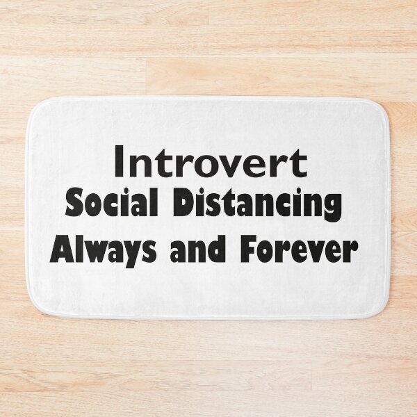 Item preview, Introvert Social Distancing designed and sold by apurpleunicorn.